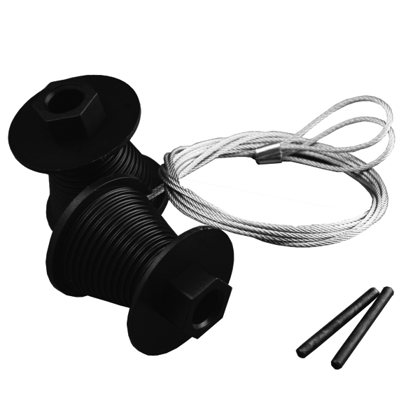 Cardale CD45 Cones & Cables (Pair) STAINLESS STEEL