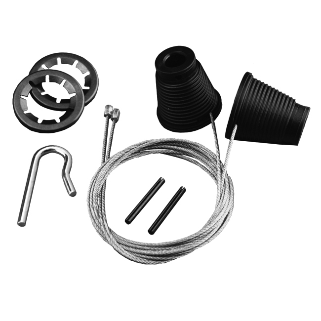 Cardale Compact Cones & Cables (Pair) STAINLESS STEEL